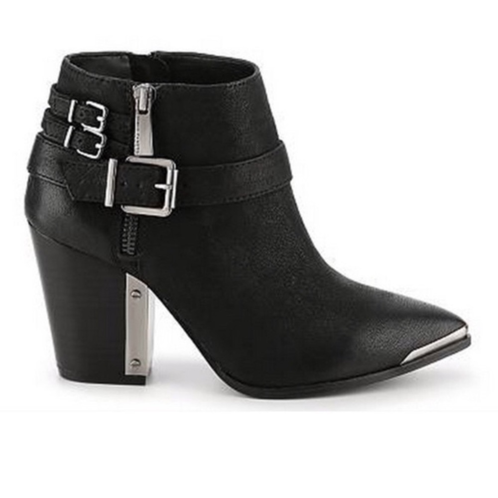 Vince Camuto Adelfi Black Womens Booties size 9.5M